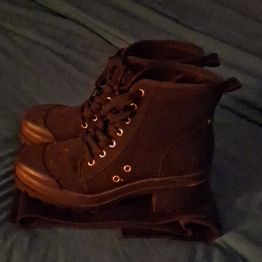 Chinese Laundry Men's Black Lace-Up Combat Boots